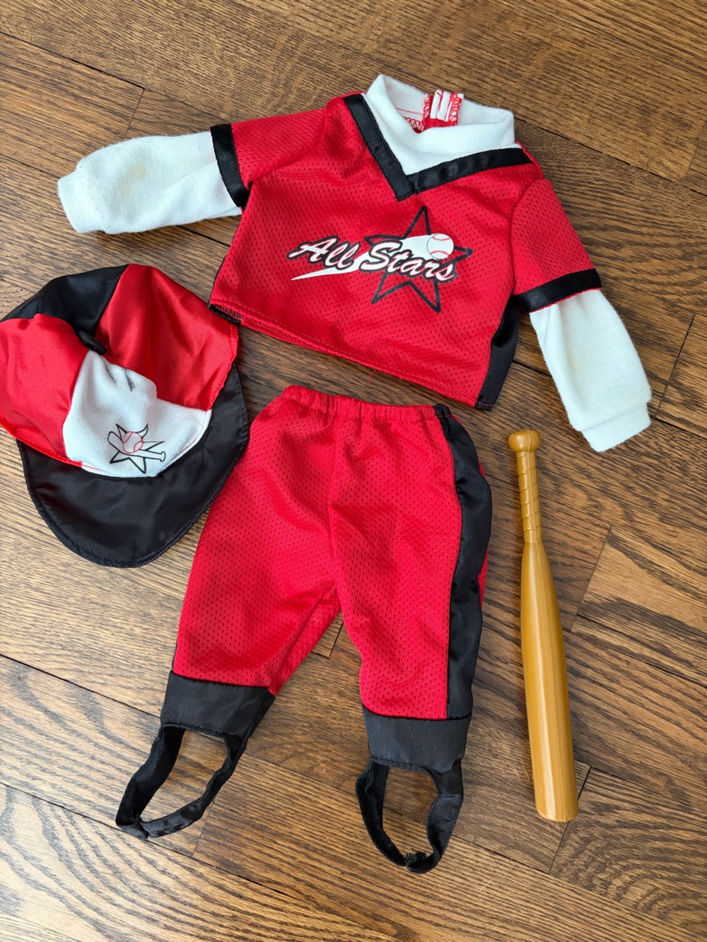 Vintage Battat Our Generation Baseball Uniform Outfit 18" Doll Clothing